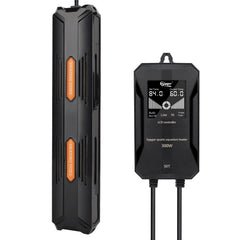Hygger aquarium heater with external digital controller showing precise temperature control for aquariums.