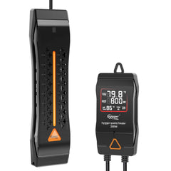 Hygger aquarium heater rapid heating shows fast warm-up for stable tank temperatures.