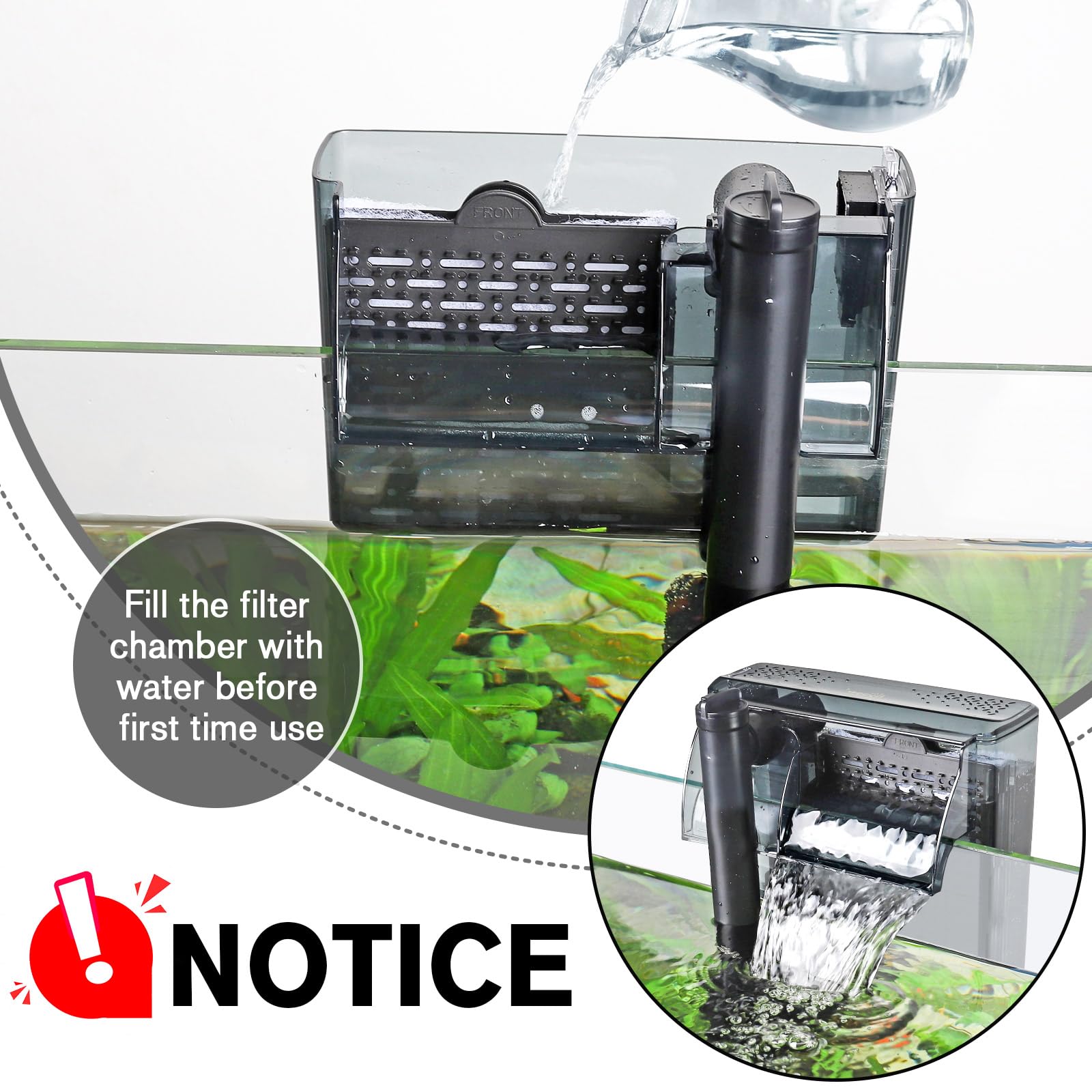 hygger 2-stage replaceable media system eases maintenance for beginners and experts