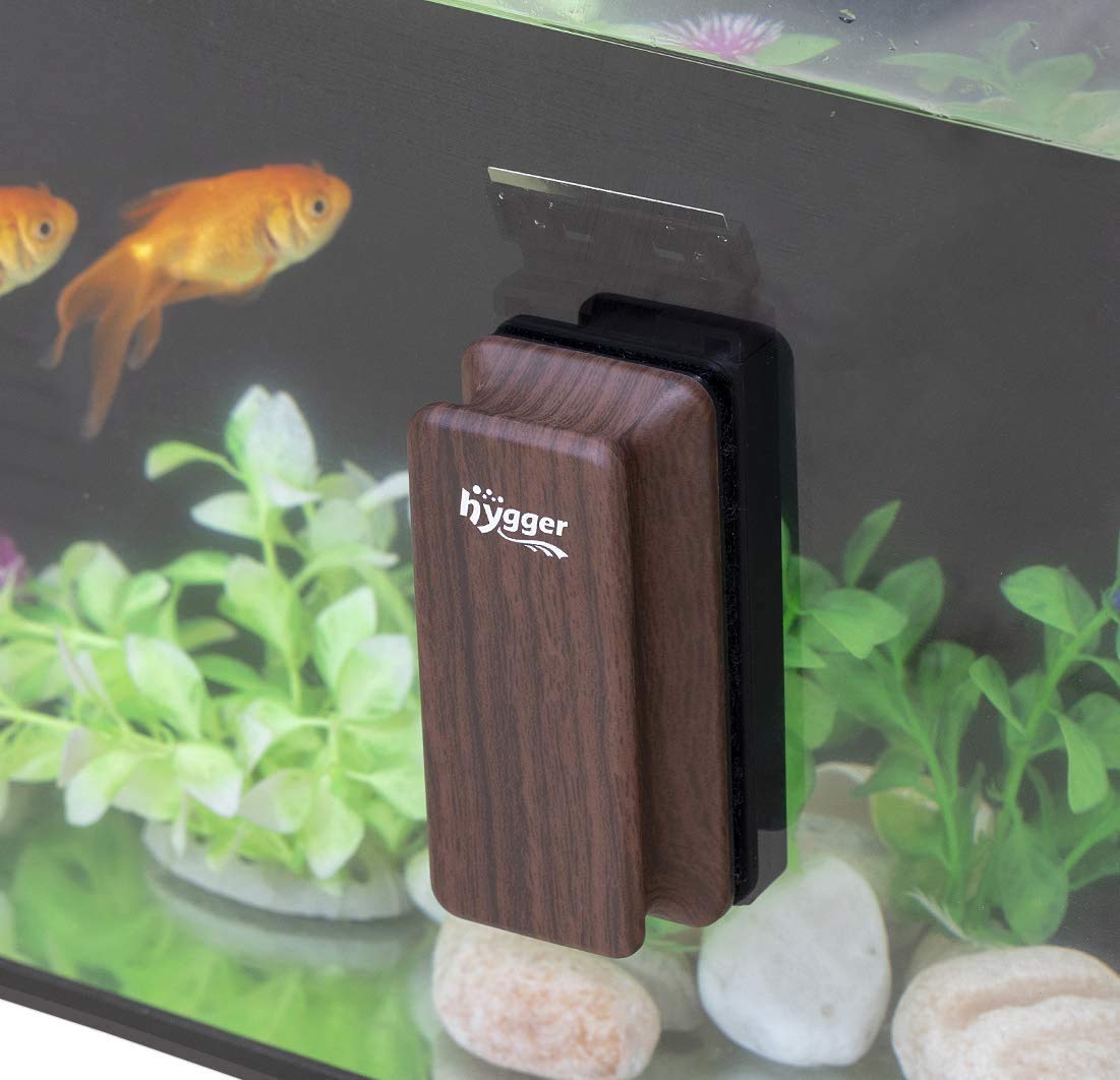 hygger aquarium magnetic cleaner internal scrubber floats for easy retrieval
