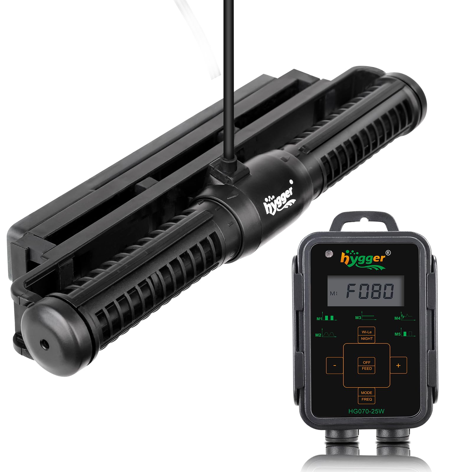 Hygger aquarium wave maker with LED controller enables precise flow customization for healthier tanks.