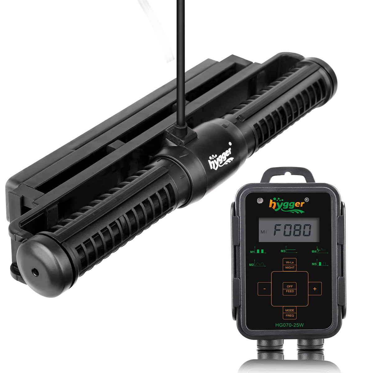 Hygger aquarium wave maker with LED controller enables precise flow customization for healthier tanks.