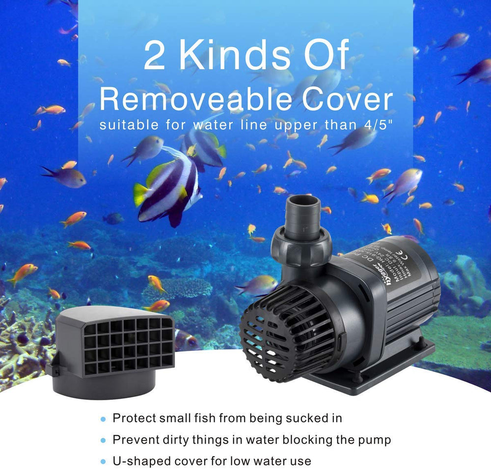 Hygger auto shut off feature protects the pump when water is low or voltage issues
