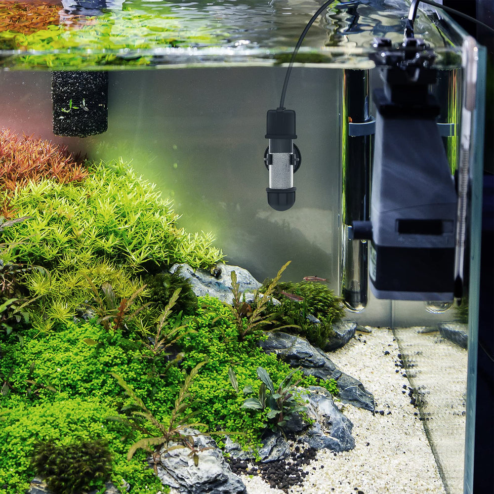 hygger betta heater in-use delivers steady warmth in a visible tank