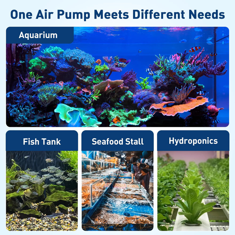 Hygger bubble aeration setup improves water circulation in tanks.