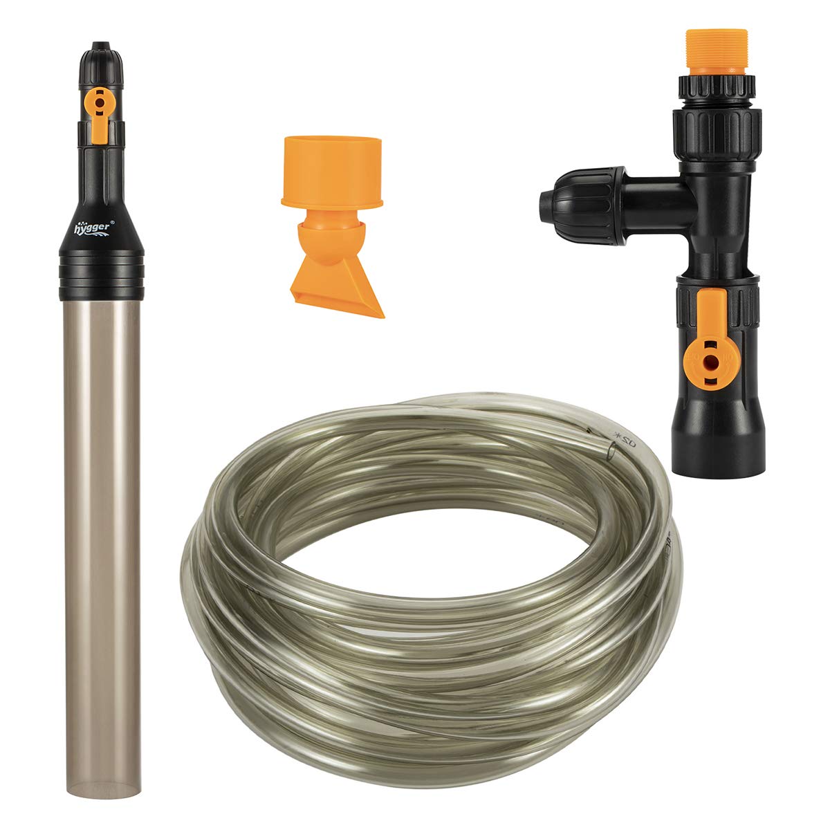 hygger bucket-free kit ready-to-use setup enables easy aquarium maintenance