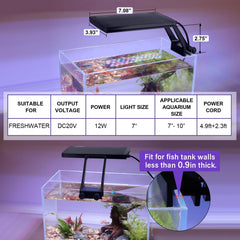 Hygger clip-style bracket compatibility suits thin-walled tanks with flexible mounting.