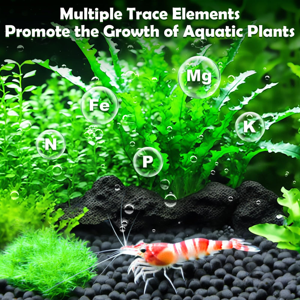 Hygger CO2 aquarium soil aquascape-ready layer for lush plant growth.