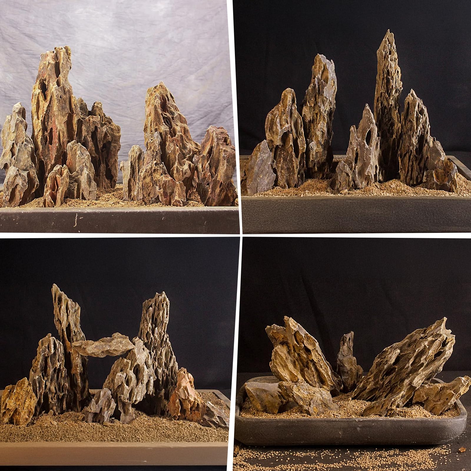 Hygger CO2 dragon stone water-holes hint at clean-water microhabitats and impurities absorption
