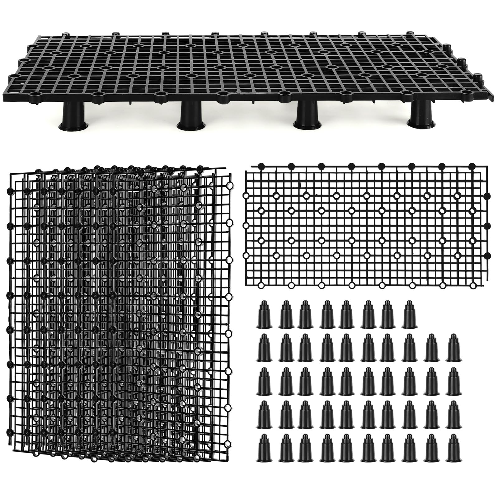 Hygger CO2 egg crate grid assembly for DIY aquascaping flexibility.