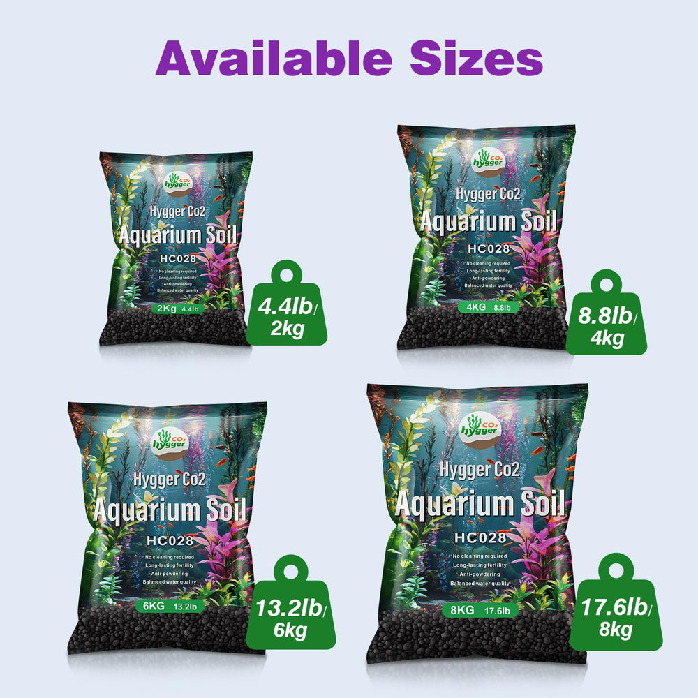 Hygger CO2 Upgraded Aquarium Soil water-softening effect supports healthier plant roots