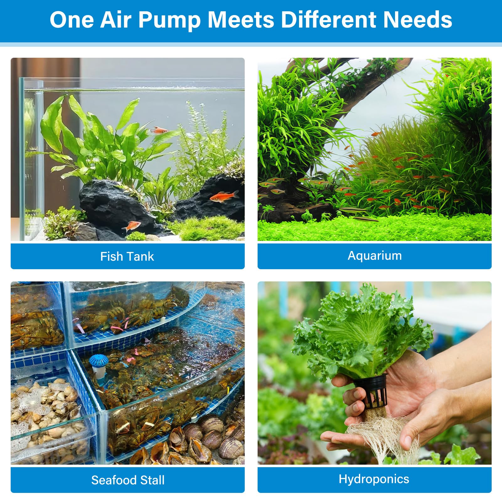 Hygger compact submersible design fits tight aquariums and setups.