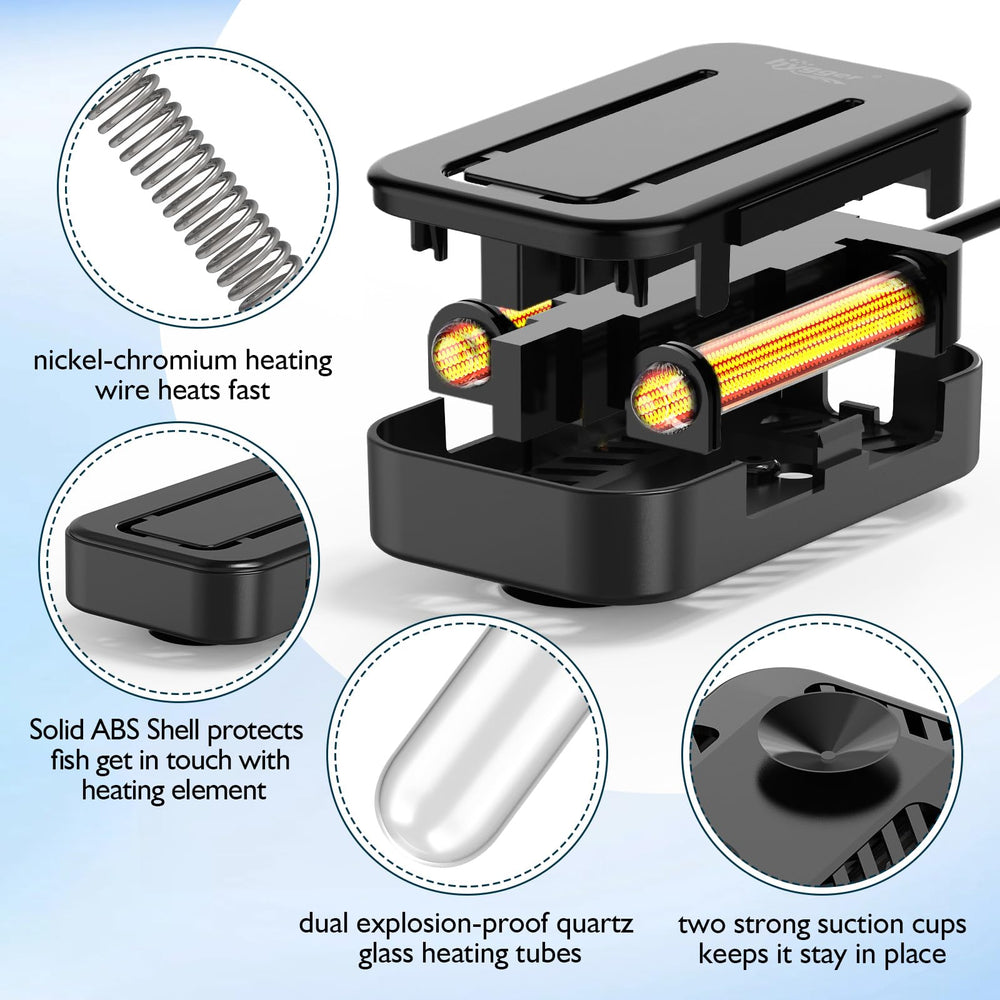 hygger detachable protective casing for easy cleaning and maintenance