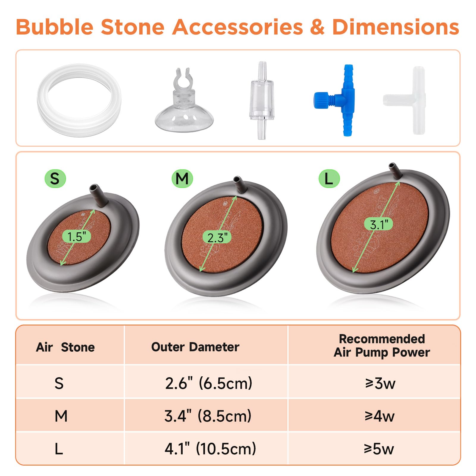 Hygger hydroponics-compatible air stone supports root oxygenation