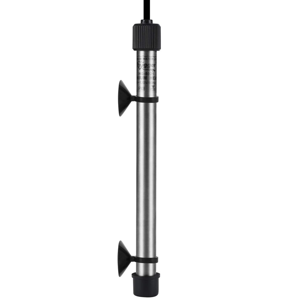 Hygger in-tank installation shows straightforward setup with secure placement.