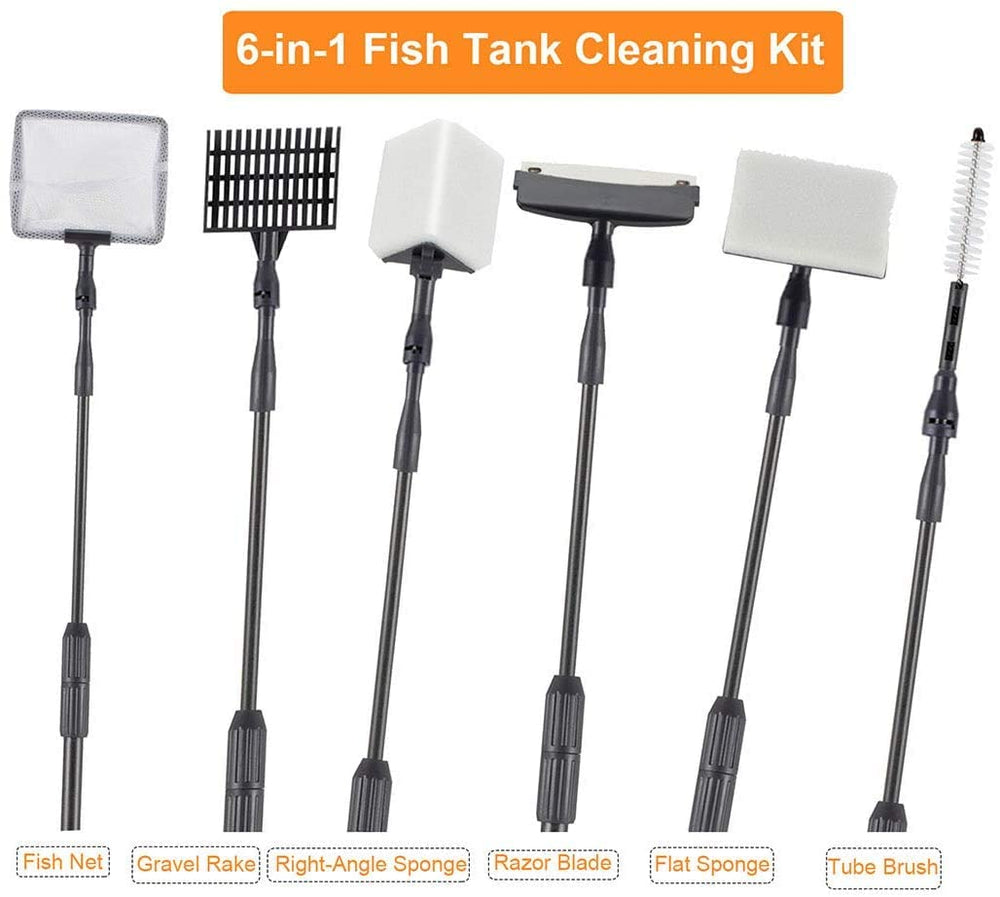 hygger metal blade for algae tackles stubborn deposits while protecting tank surfaces