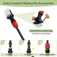 Hygger fish net attachment captures debris safely during maintenance