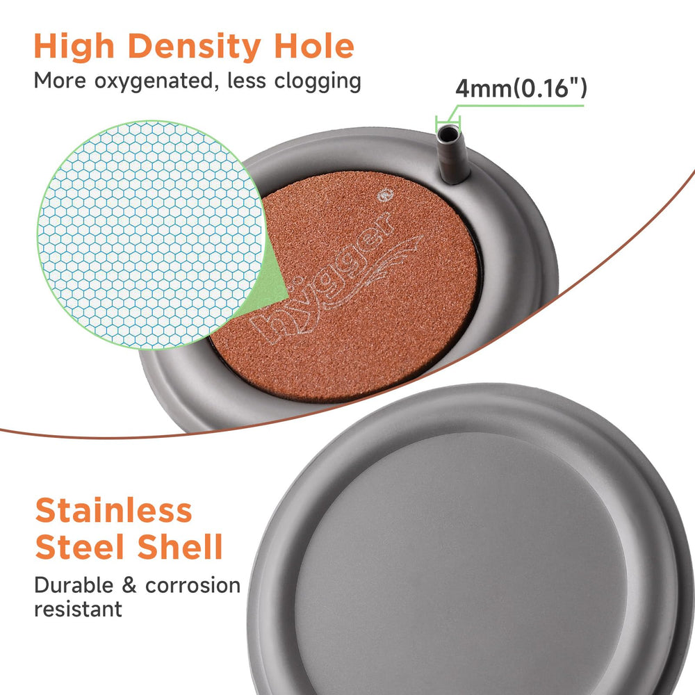 Hygger nano air stone with dense bubbles to improve oxygen diffusion in tanks
