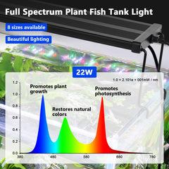 hygger New Mode timer LED aquarium light WRGB cycle demonstrates dynamic color mixing