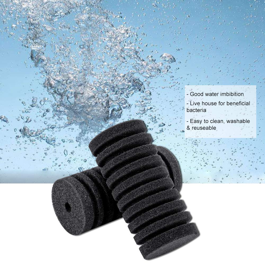 hygger sponges unboxing note explains potential reshaping on first unpacking
