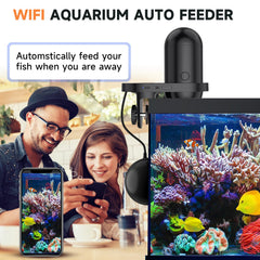 Hygger WiFi feeder app-control shot highlights easy schedule customization for any routine.