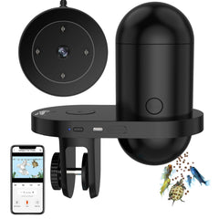Hygger WiFi feeder front-view demonstrates remote feeding control for busy days.