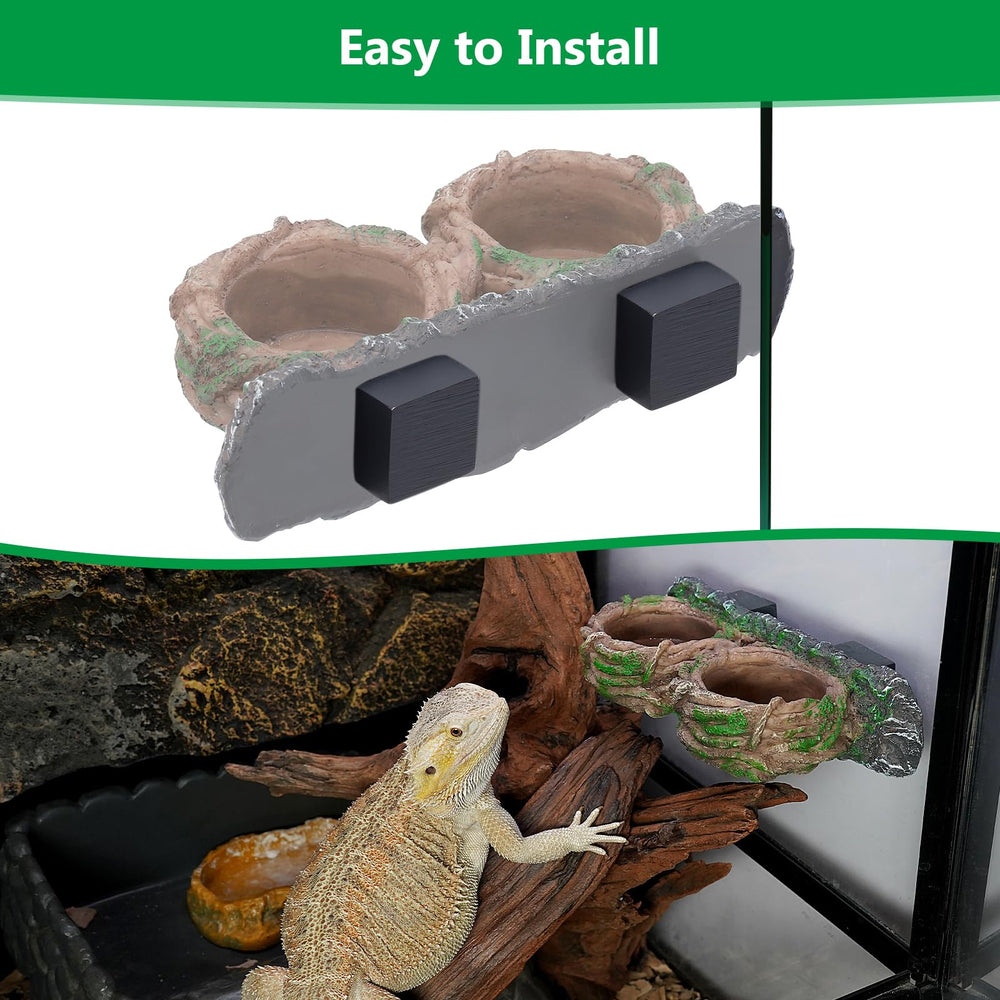 Hygger Zoo magnetic ledge suits geckos lizards frogs and more.