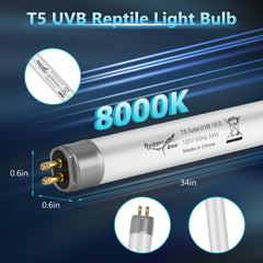 Hygger Zoo UVB 10.0 bulb maintains stable output for reptiles