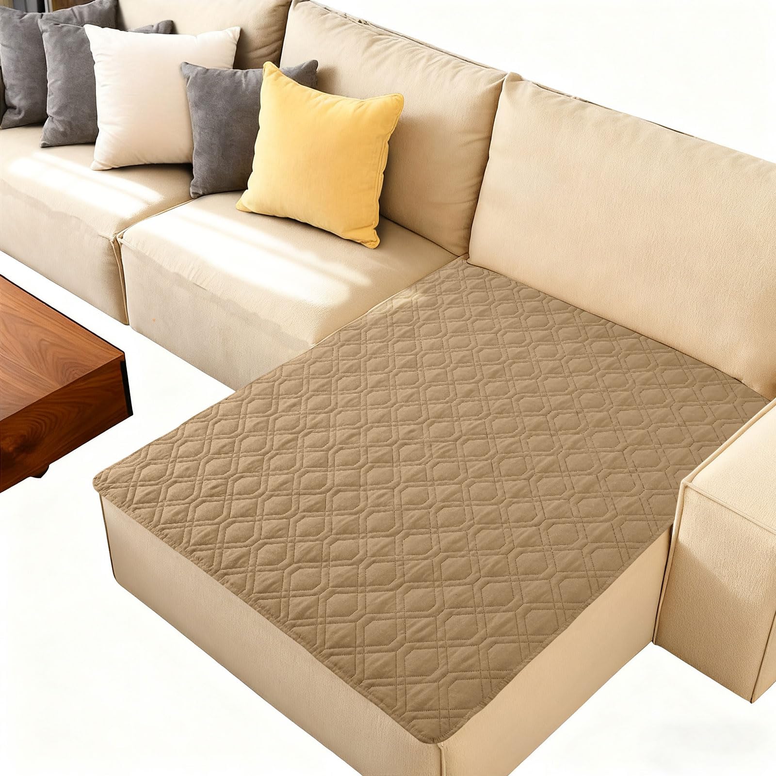 Cobija impermeable hyha de doble capa protege muebles y mascotas.