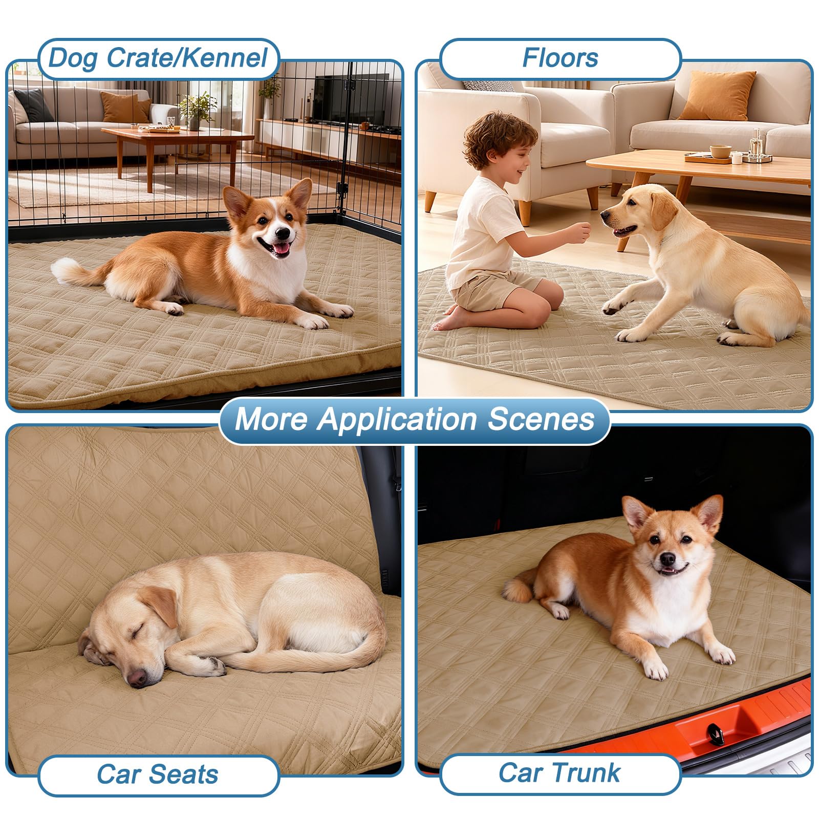 hyha dog blanket for sofa camel material closeup microfiber texture and softness