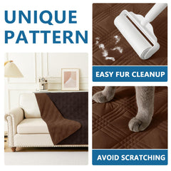 Hyha dog blanket furniture-protector demonstrates couch and bed protection from slobber and bites