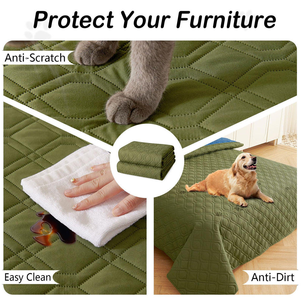 Hyha dog blanket protects couch from urine and stains for cleaner furniture