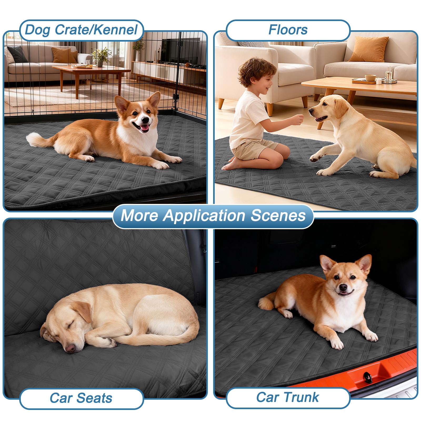 hyha easy-care machine-washable design simplifies cleanup after daily pet life.