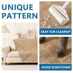 Hyha microfiber with TPU coating close-up highlighting water resistance and softness.