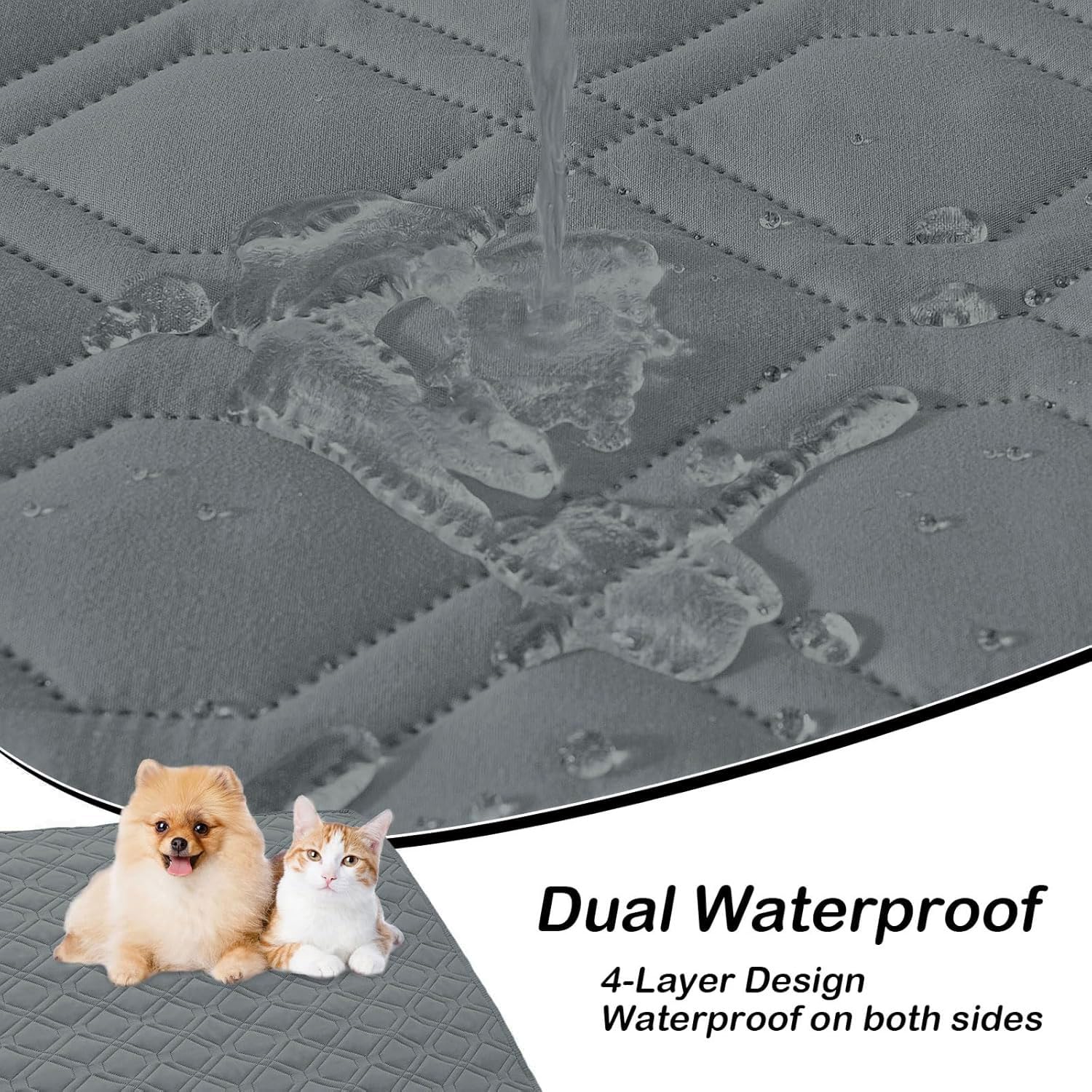 hyha protector de sofá impermeable para muebles que evita manchas