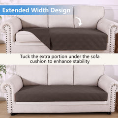 Hyha reversible dog blanket chocolate inside-out showing versatile styling