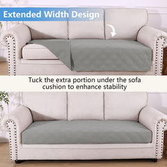hyha reversible dog blanket grey side showing two-tone design