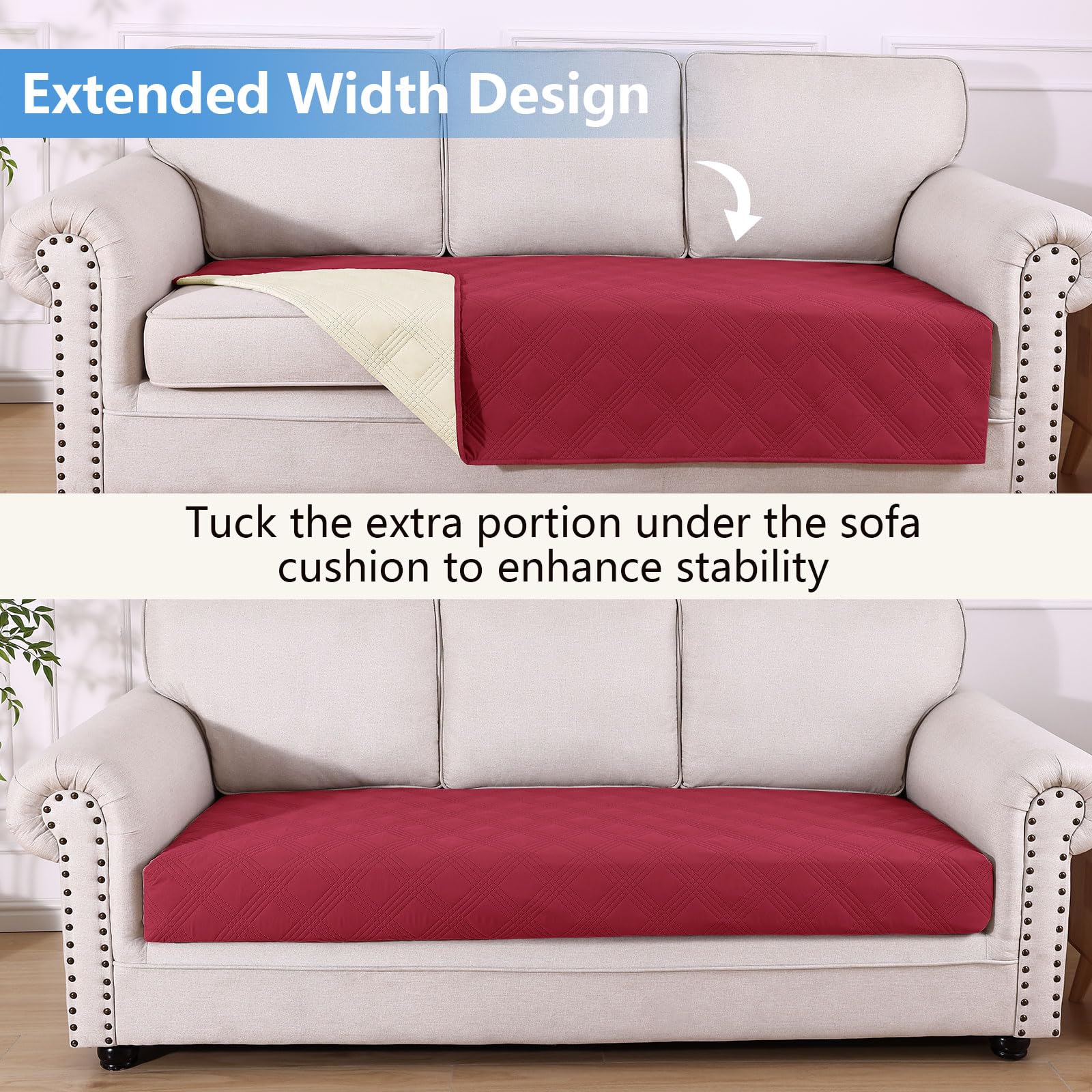hyha reversible pet bed blanket with two colors to match decor.