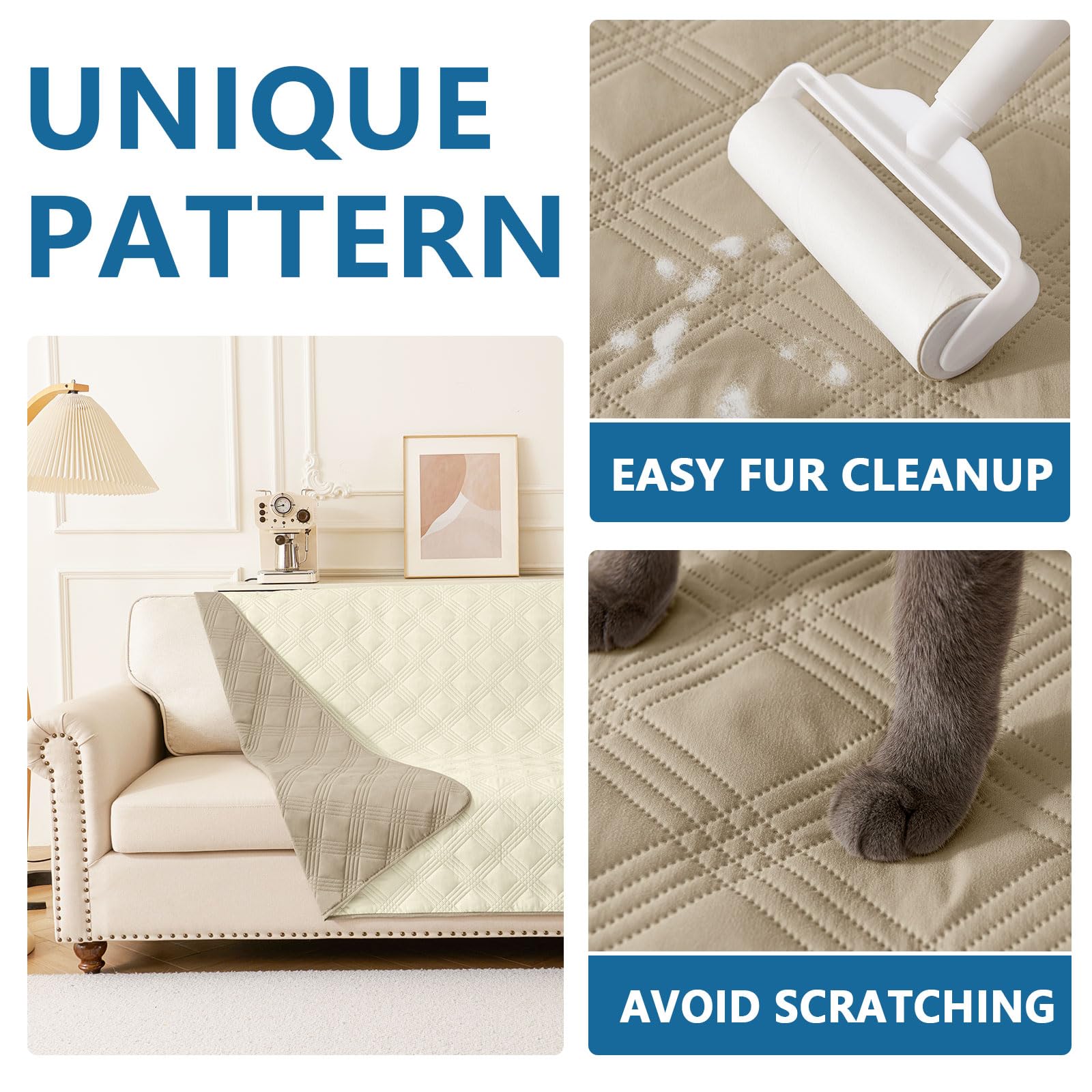 hyha sofa protector on couch guarding against spills and pet mess