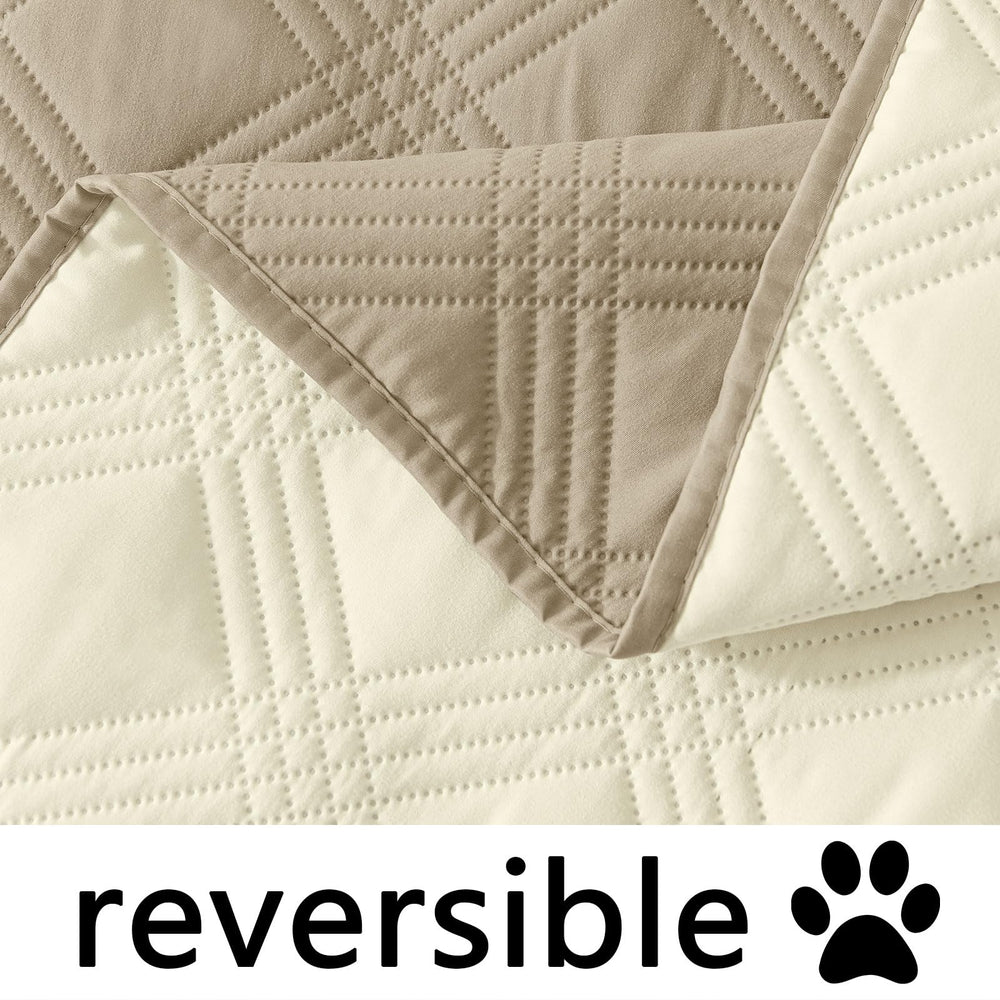 hyha two-tone reversible blanket enhances style while protecting furniture