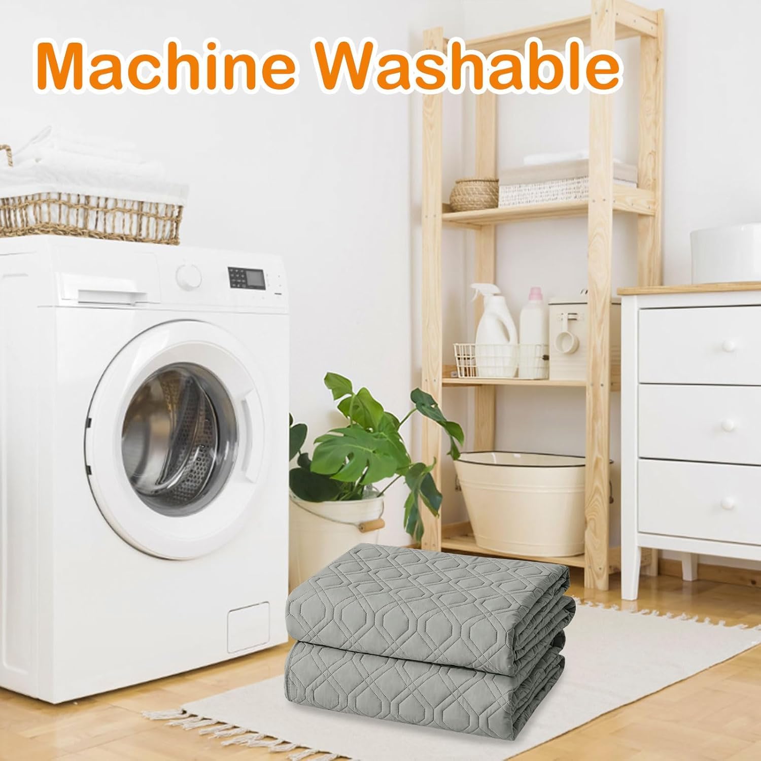 hyha washable dog blanket machine-friendly cleaning in warm cycle.