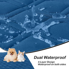 hyha waterproof couch cover protection demonstrates sofa guard against stains and fur