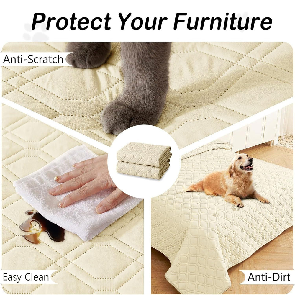 Hyha dog bed blanket in car demonstrates versatile use for travel and on-the-go protection.