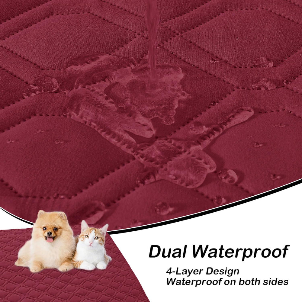 hyha waterproof dog bed blanket reversible front-back design offers flexible decor
