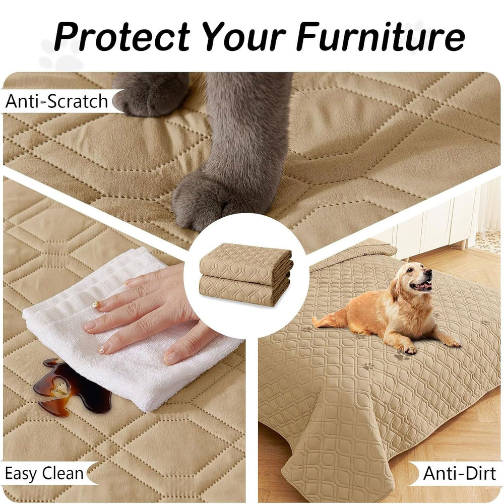 hyha waterproof dog blanket shown in car demonstrates versatile protection on the go.