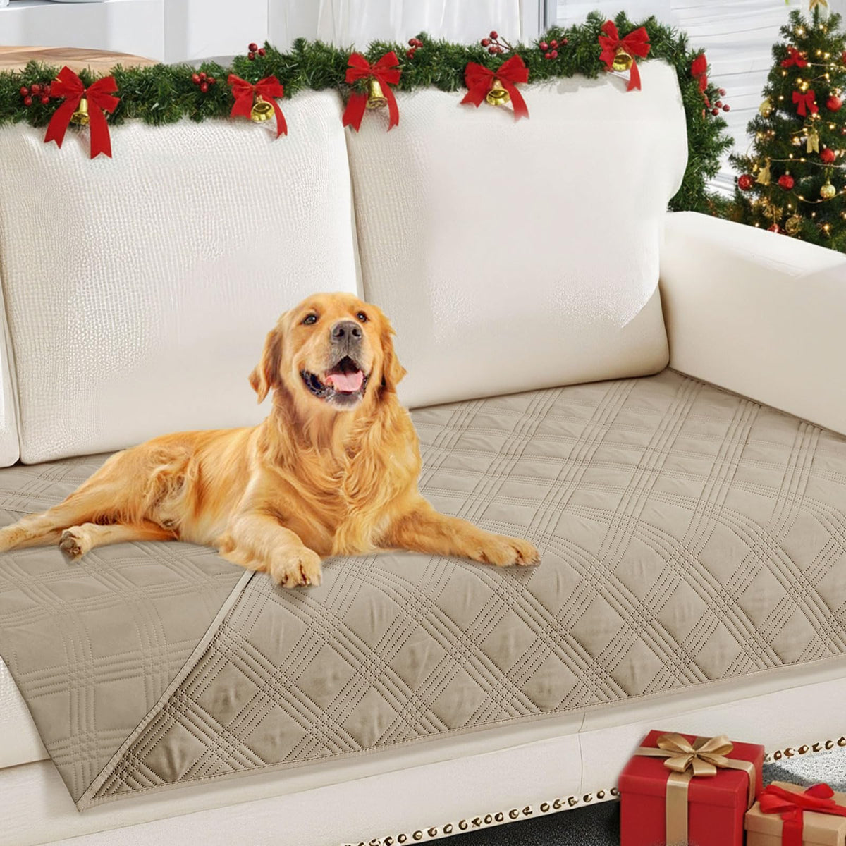 hyha waterproof dog blanket closeup fabric texture with protective TPU coating