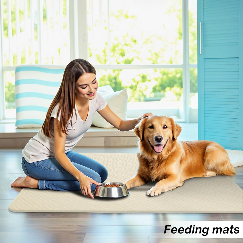 hyha waterproof dog blanket as dog kennel cover protects crate from spills.