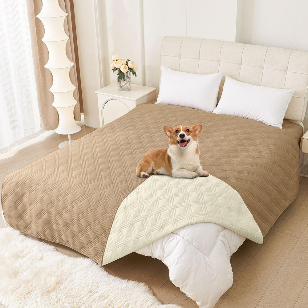 hyha waterproof dog blanket on sofa protects furniture from spills