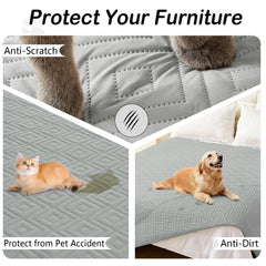 Hyha waterproof dog blanket reversible colors front and back for styling.