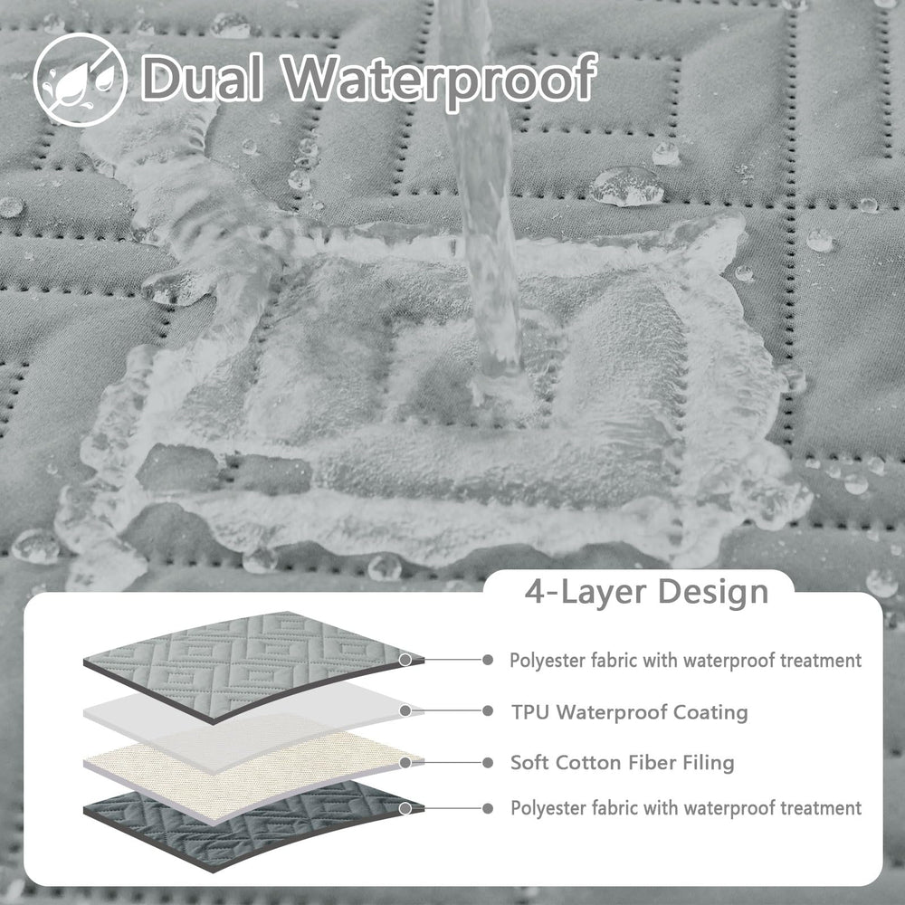 hyha waterproof dog blanket reversible colors offers two looks for decor